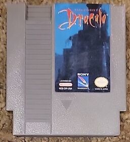 Nintendo NES Bram Stoker’s Dracula Cartridge Only Tested Plays Rare Movie Pak F