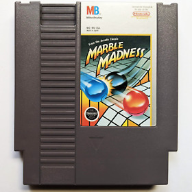 Nintendo NES Marble Madness Video Game Cartridge Only Vintage MB 1989