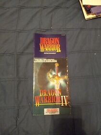 Dragon Warrior 4 Strategy Guide Nintendo NES And Instruction Manual For Dragon 1