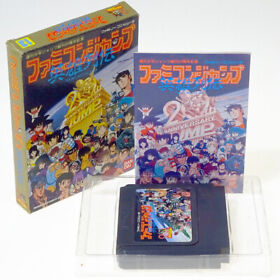 FAMICOM JUMP Hero Retsuden Famicom Nintendo FC Japan Import Anime NTSC Complete