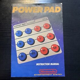 Power Pad Instruction Guide NES Nintendo Instruction Booklet Manual Only  B3G1
