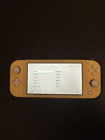 Nintendo Switch Lite Yellow HDH-001 Console Only  Tested Working