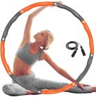 Hula Hoop DUTISON Unisex Fitness Übung Sport inkl Springseil Grau/Orange  B-WARE