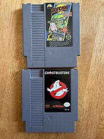 Original Nintendo Entertainment System NES Game Cartridges Ghostbusters Gotcha!