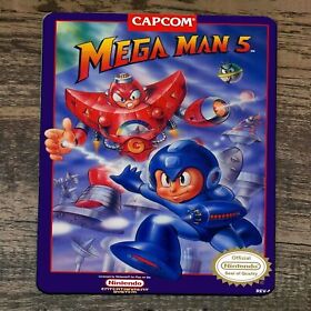 Mouse Pad Mega Classic Arcade Video Game Man 5 NES Box Cover