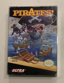 Pirates NES CIB complete with mint map & manual- Saves!