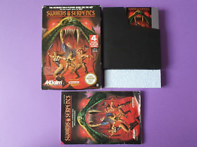 SWORDS AND SERPENTS / Nintendo NES PAL B FRA / ACCLAIM / TBE + Crystal Box