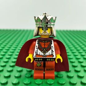 LEGO Kingdoms Lion King (cas486) Minifigure with Crown from Set 10223 Joust 7188