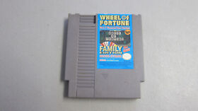 Wheel of Fortune Family Edition - Authentic  NES Game - Tested - FREE SHIPPING
