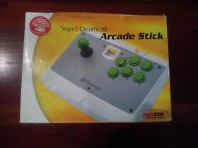 Sega Dreamcast Arcade Stick - agetec HKT-7300 in Original BOX Tested WORKS!!!