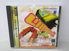  Sega Saturn SS Wipeout XL Game Bank with postcard Japan Import Free shipping