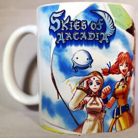 SKIES OF ARCADIA - Coffee MUG CUP - Dreamcast - JRPG - Sega - GIFT
