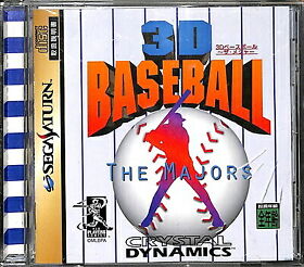 Ss 3D Baseball The Major With Obi Sega Saturn