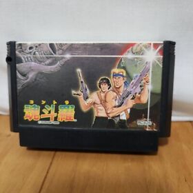 Contra Konami Nintendo Famicom FC NES 1988 Japan Used Cartridge Only