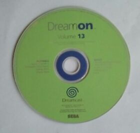 *DEMO DISK* Dream On DreamOn Volume 13 Sega Dreamcast Dream Cast