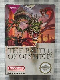 THE BATTLE OF OLYMPUS Nintendo NES alemán PAL completo con instrucciones CiB
