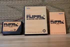 Flipull w/box manual NES Famicom Japan Nintendo Taito Very Good Condition!