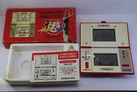 Nintendo Game & Watch MS Mickey & Donald DM-53 Made in Japan Good Condition