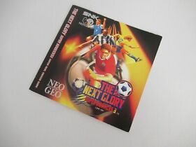 Super Sidekicks 3 Neo Geo CD English Instruction Manual Only neogeo