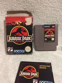 Nintendo NES Game Jurassic Park. PAL A Vintage, Retro, Video Game (CIB)