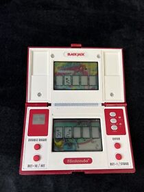 Nintendo Game & Watch Blackjack Multi Screen Gaming System Model BJ-60 Year 1985