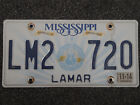 Mississippi LM2 720 LAMAR USA License Plate / American Number Plate