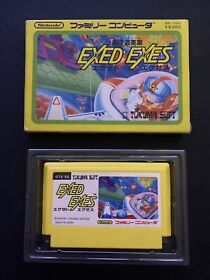 Exed Exes - Nintendo Famicom NES NTSC-J Japan GTS-EE Capcom Game with Box 1985