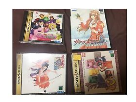 Sakura Wars 1  , 2  Columns Sakura Taisen Story Sega Saturn Play Station2 SET