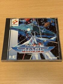 PC Engine Hu-Card GRADIUS Konami Digital Entertainment Japanese Edition Good GP