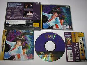 Emit Vol 2 Inochigake no Tabi Sega Saturn Japan import +spine card US Seller