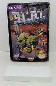 S.C.A.T. (Nintendo, NES)  BOX ONLY, NO GAME, SCAT, Authentic