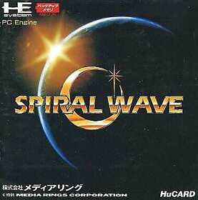 Pc Engine Hu Card Software Spiral Wave JPN Ver. Limited Video Game Software Orig