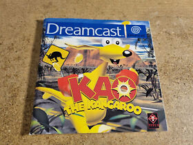 kao the kangaroo Booklet manual Sega Dreamcast 
