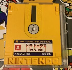 DRACULA II 2 Castlevania Simons Quest Famicom Disk System Japan Import US Seller