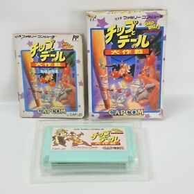 CHIP'N DALE'S 1 Rescue Rangers Daisakusen Famicom Nintendo 322 fc