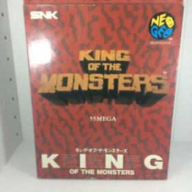 King of The Monsters NeoGeo AES SNK Used Japan Import Boxed Tested Working 1991