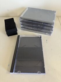 Sega Saturn, Sega CD or PS1 Long Box Replacement Cases with thick foam Qty. 5