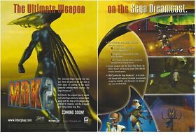 MDK 2 Print Ad/Poster Art Sega Dreamcast