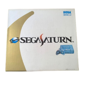 SEGA Sega Saturn HST-3220 Clear Skeleton Console Operation confirmed