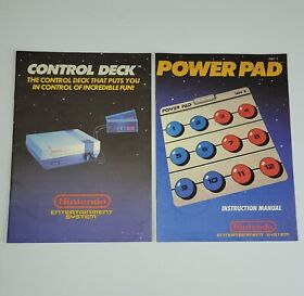 Control Deck Rev-4 Nintendo Entertainment NES and POWER PAD Instruction Manuals