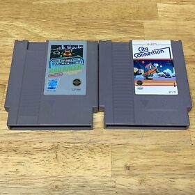 City Connection Rad Racer / 2 Game Lot Nintendo Entertainment System NES Works