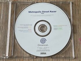 Metropolis Street Racer - SEGA Dreamcast - White Label - Very Good Condition