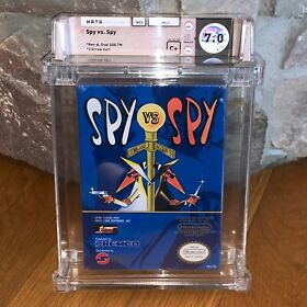 New NES Spy vs. Spy 1988 Factory Sealed H-Seam WATA 7.0 Graded Game 3-Screw