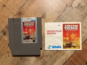 Nintendo NES Iron Tank game/ The Invasion of Normany / instruction manual