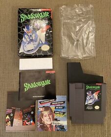 Shadowgate Nintendo NES 1989 Box, Insert, Poster & Manual 100% CIB Kemco LOOK!