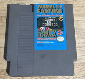 Wheel Of Fortune Family Edition (NES Nintendo) Cart Only - Vintage Video Game