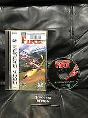 Black Fire Sega Saturn CIB Video Game