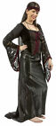 Forum Designer Deluxe Elegant Vampiress Costume, Black Size Medium