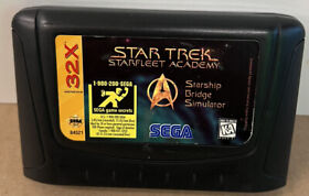 Star Trek Starfleet Academy Starship Bridge Simulator Sega 32x CARTRIDGE ONLY