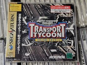 Transport Tycoon (1997, Microprose) Brand New Factory Sealed Japan Saturn Game